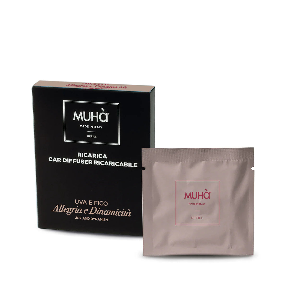 MUHÀ Ricarica auto Uva e fico - Refill car diffuser | Scopri su Clorophilla Shop