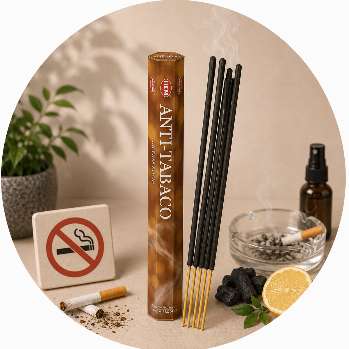 HEM INCENSO IN BASTONCINI - Anti tabacco | Scopri su Clorophilla Shop