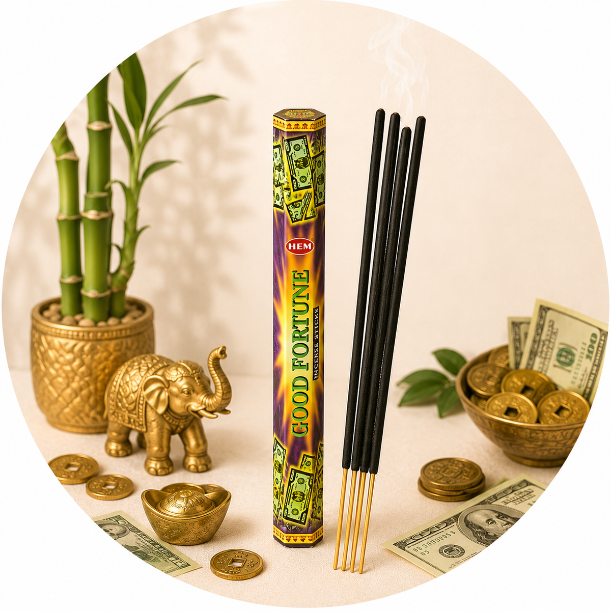 HEM INCENSO IN BASTONCINI - Good Fortune | Scopri su Clorophilla Shop