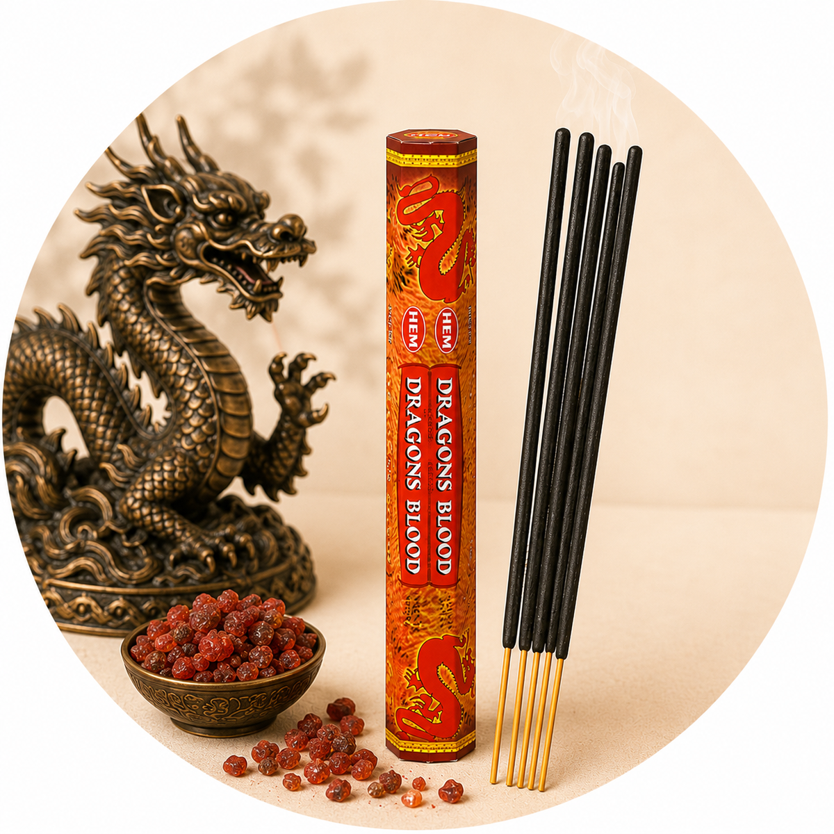 HEM INCENSO IN BASTONCINI - Dragon's Blood rosso | Scopri su Clorophilla Shop