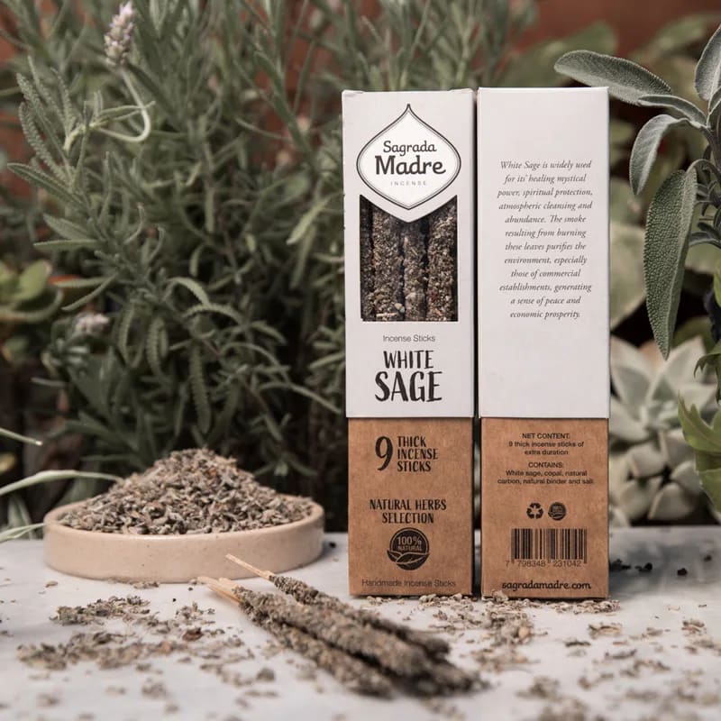 SAGRADA MADRE INCENSO BOTANICO - Salvia bianca | Scopri su Clorophilla Shop