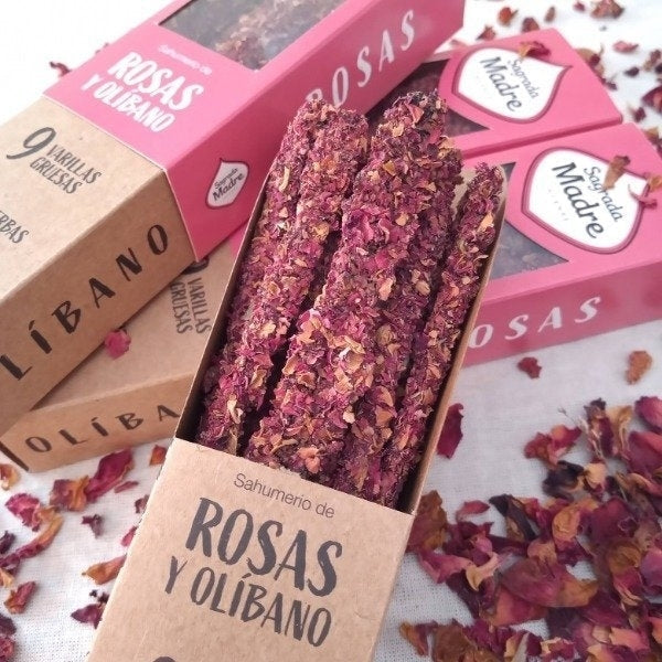 SAGRADA MADRE INCENSO BOTANICO - Rosa e Olibano | Scopri su Clorophilla Shop