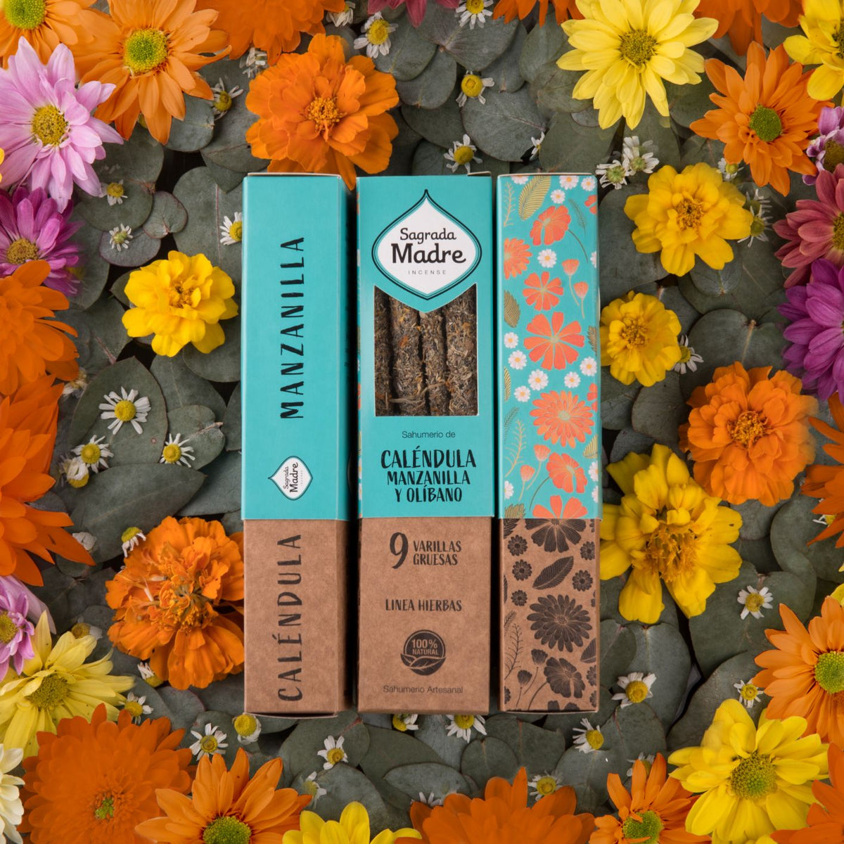 SAGRADA MADRE INCENSO BOTANICO - Calendula, camomilla e olibano | Scopri su Clorophilla Shop