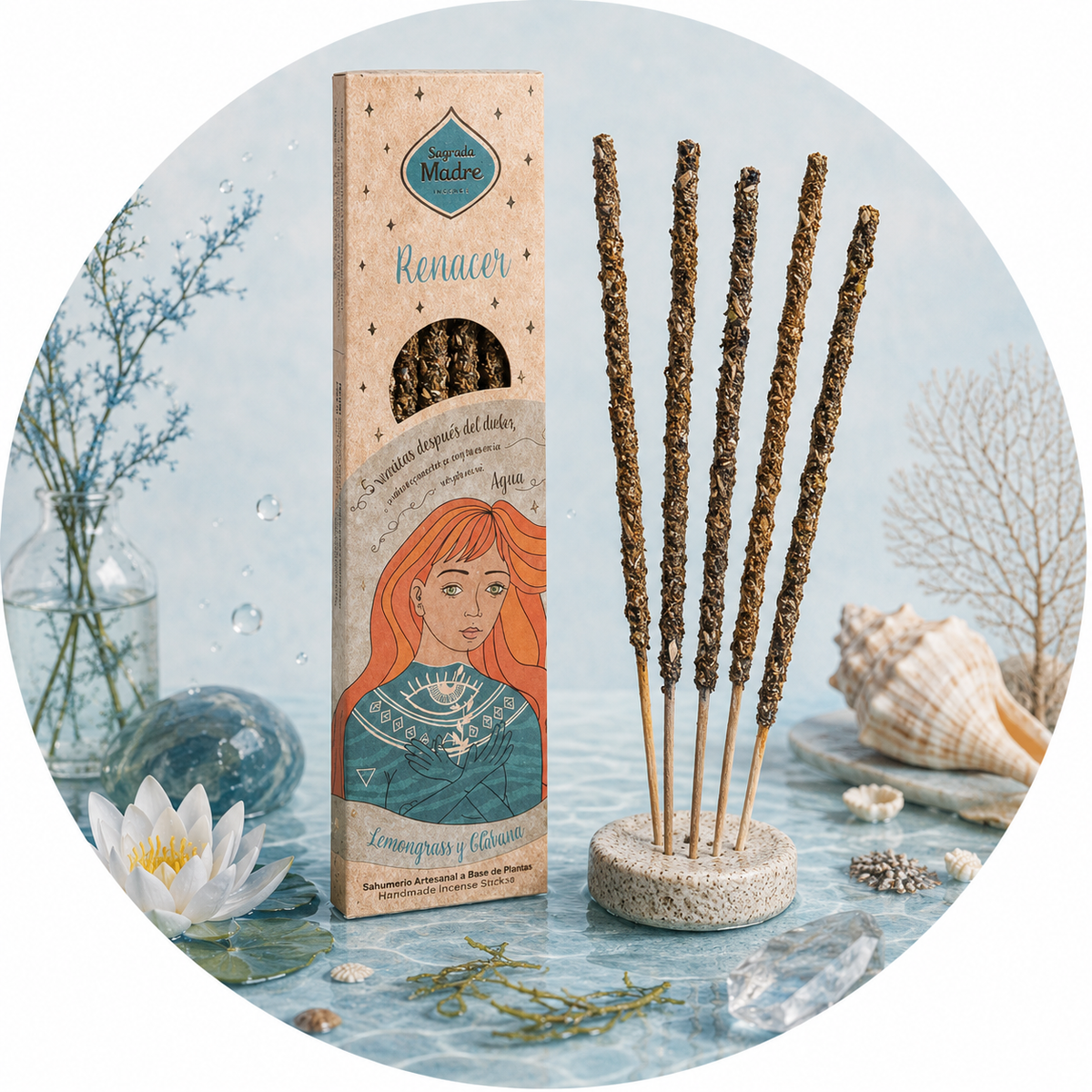 SAGRADA MADRE INCENSO 5 ELEMENTI - Diverse fragranze | Scopri su Clorophilla Shop