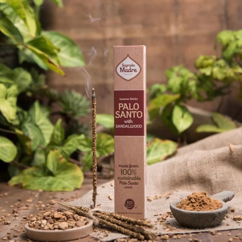 SAGRADA MADRE INCENSO LINEA PALO SANTO - Palo Santo e Sandalo | Scopri su Clorophilla Shop