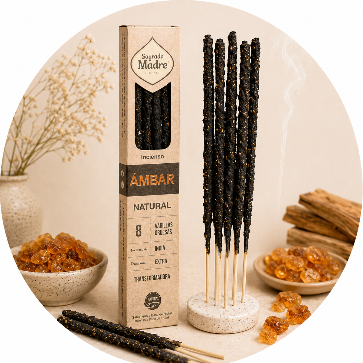 SAGRADA MADRE INCENSO NATURALE - Ambra | Scopri su Clorophilla Shop