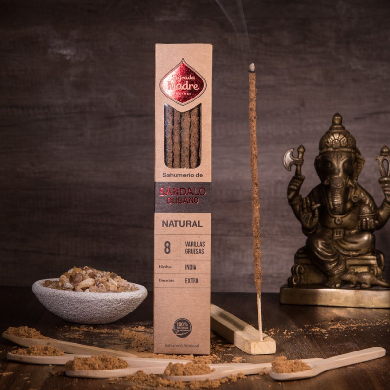 SAGRADA MADRE INCENSO NATURALE - Sandalo e Olibano | Scopri su Clorophilla Shop