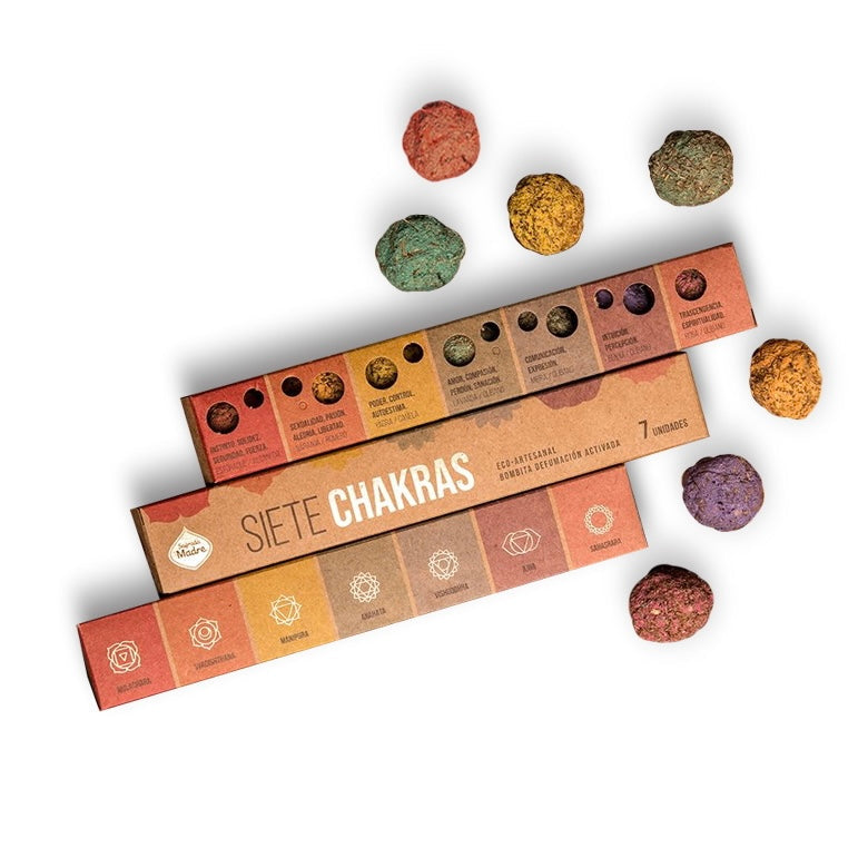 SAGRADA MADRE INCENSO BOMBITA - 7 Chakra | Scopri su Clorophilla Shop