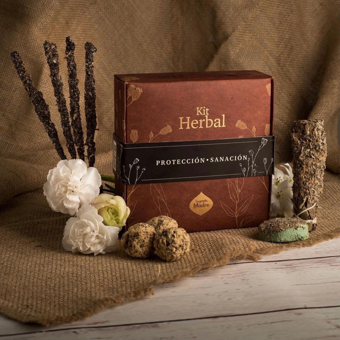 SAGRADA MADRE KIT INCENSO HERBAL - Protezione e Guarigione | Scopri su Clorophilla Shop