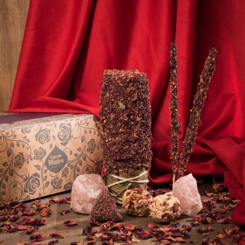 SAGRADA MADRE KIT INCENSO - Petali d'amore | Scopri su Clorophilla Shop