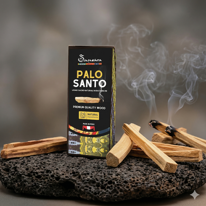 SAMSARA BASTONCINI DI PALO SANTO MADE IN PERÙ - Qualità AA+ | Scopri su Clorophilla Shop
