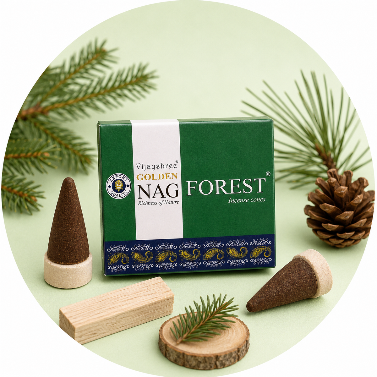 VIJAYSHREE CONI DI INCENSO - Forest | Scopri su Clorophilla Shop