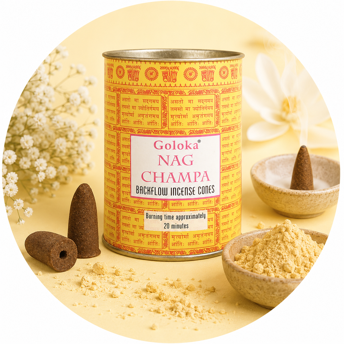 GOLOKA CONI DI INCENSO A CASCATA - Nag champa | Scopri su Clorophilla Shop