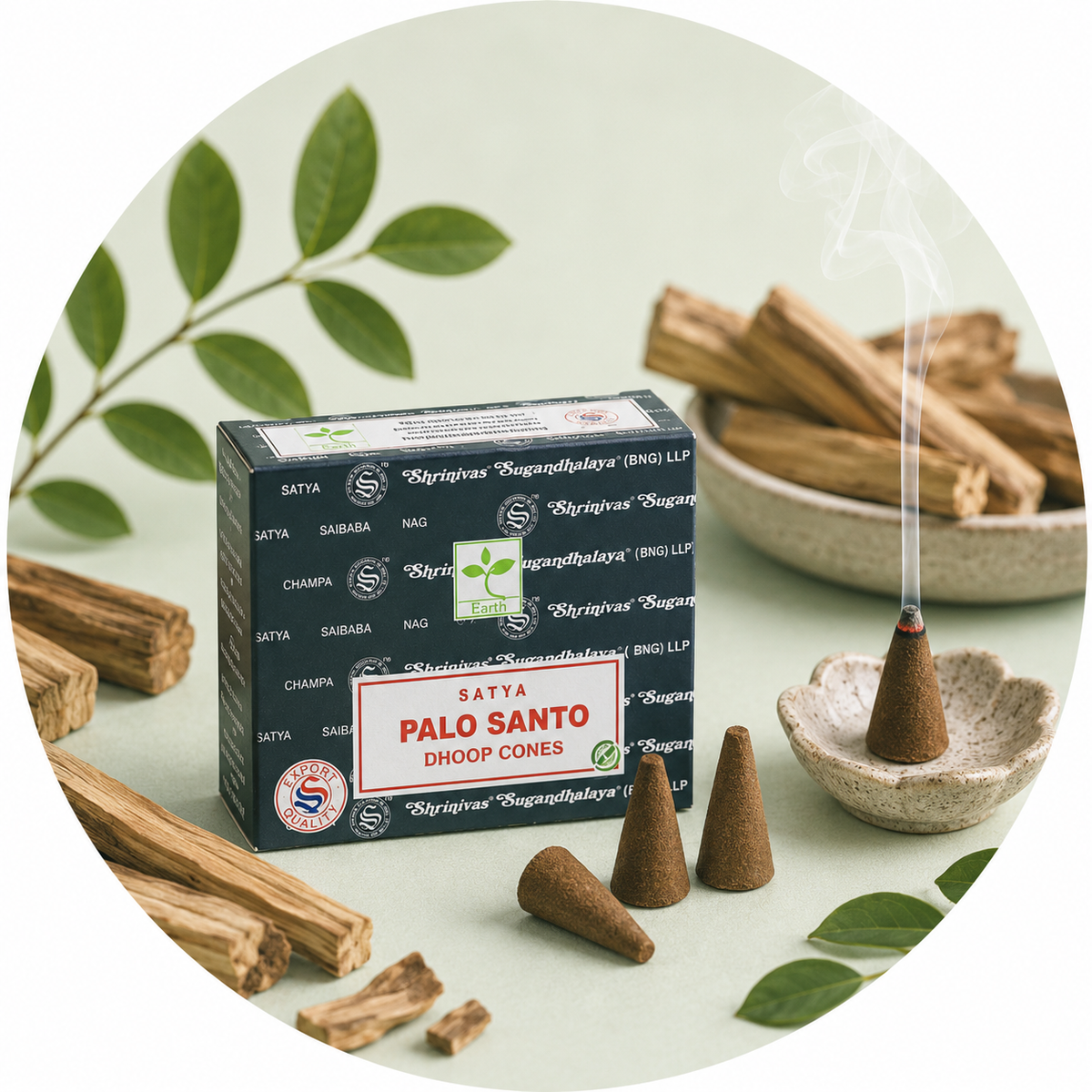 SATYA CONI DI INCENSO - Palo santo | Scopri su Clorophilla Shop