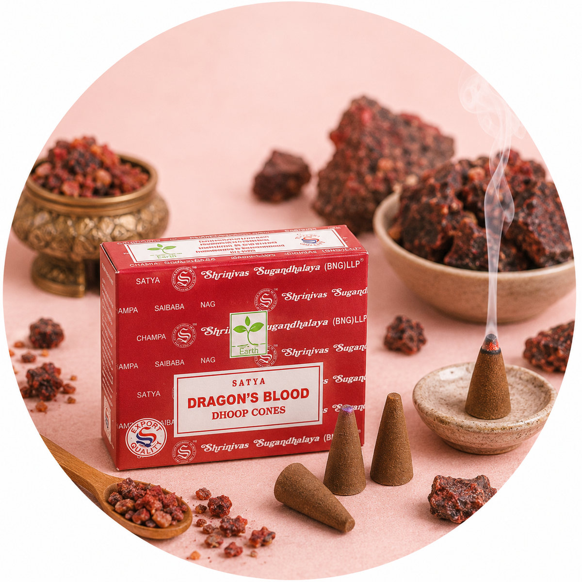 SATYA CONI DI INCENSO - Dragon's Blood | Scopri su Clorophilla Shop