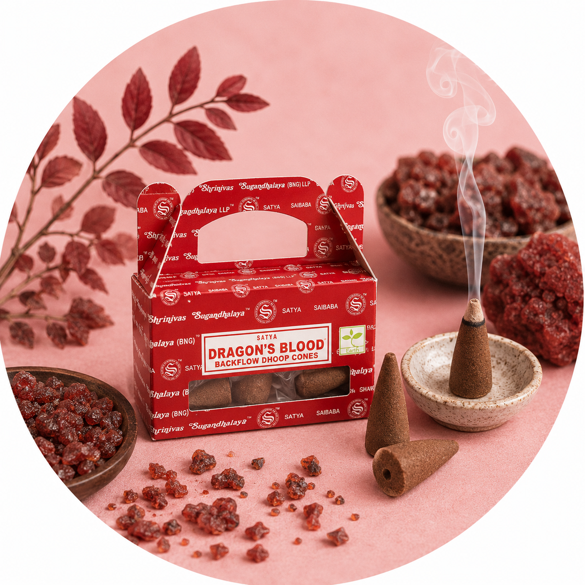 SATYA CONI DI INCENSO A CASCATA - Dragon's Blood | Scopri su Clorophilla Shop