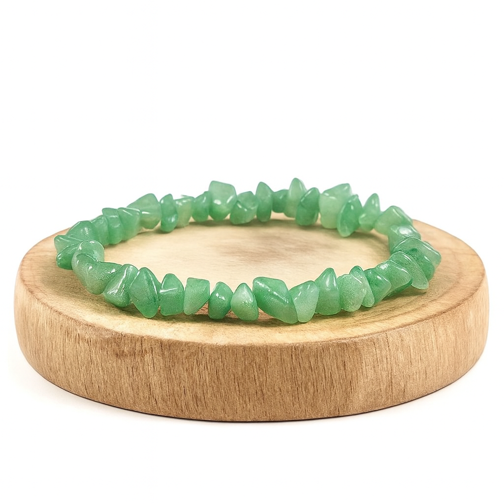 BRACCIALE SCAGLIE IN AVVENTURINA VERDE - Fortuna e crescita | Scopri su Clorophilla Shop