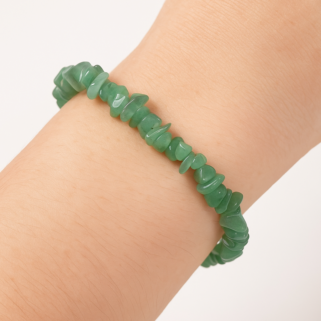 BRACCIALE SCAGLIE IN AVVENTURINA VERDE - Fortuna e crescita | Scopri su Clorophilla Shop