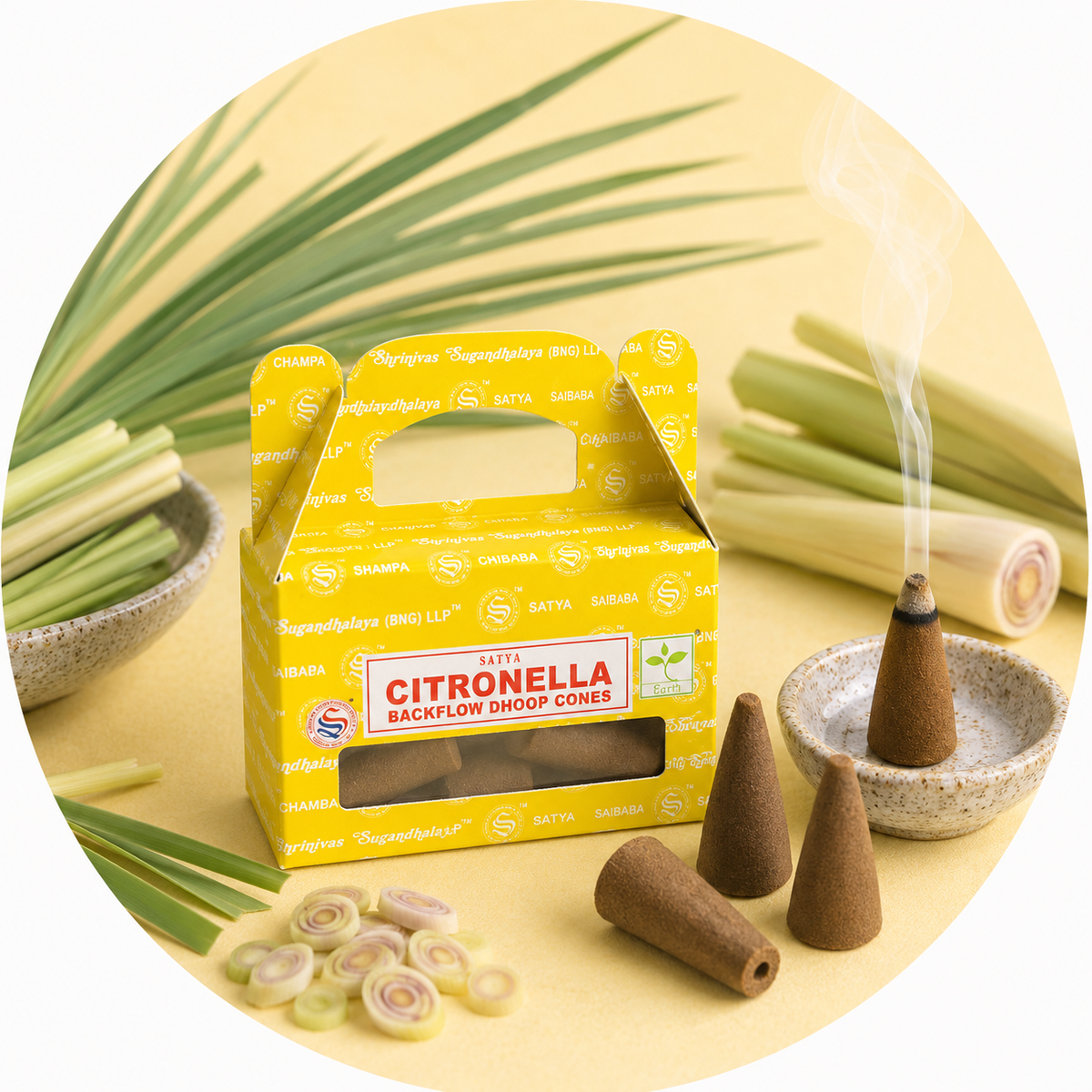 SATYA CONI DI INCENSO A CASCATA - Citronella | Scopri su Clorophilla Shop