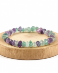 BRACCIALE SCAGLIE IN FLUORITE - Concentrazione e chiarezza mentale | Scopri su Clorophilla Shop