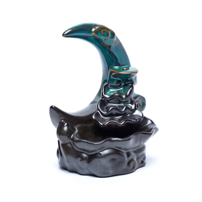 BRUCIAINCENSO A CASCATA - Luna smaltata | Scopri su Clorophilla Shop