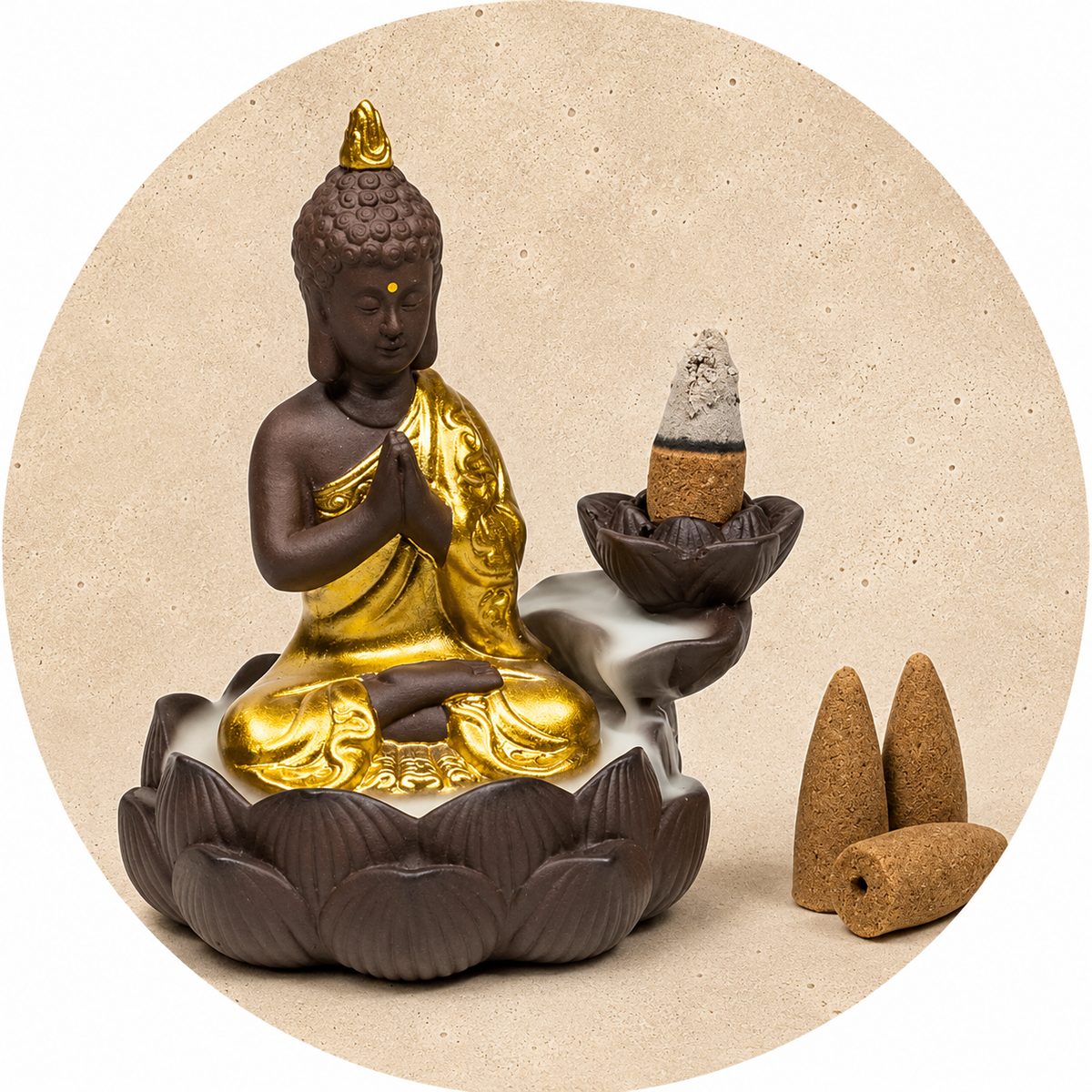 BRUCIAINCENSO A CASCATA - Buddha | Scopri su Clorophilla Shop