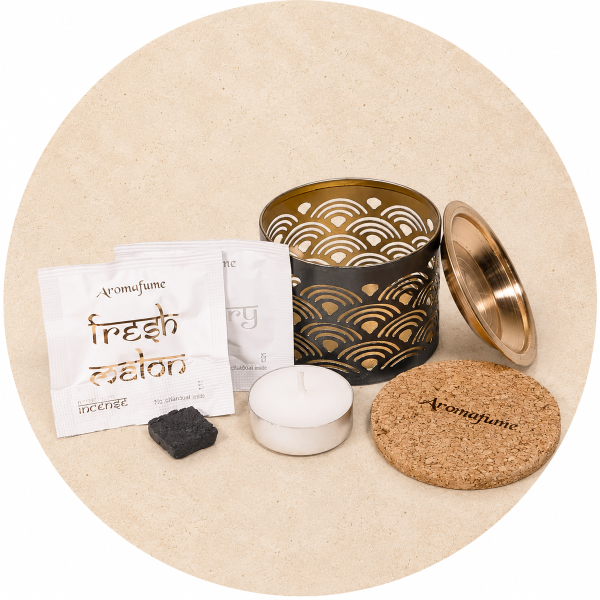 AROMAFUME KIT INCENSO IN MATTONCINI SENZA FUMO - Arcobaleno | Scopri su Clorophilla Shop