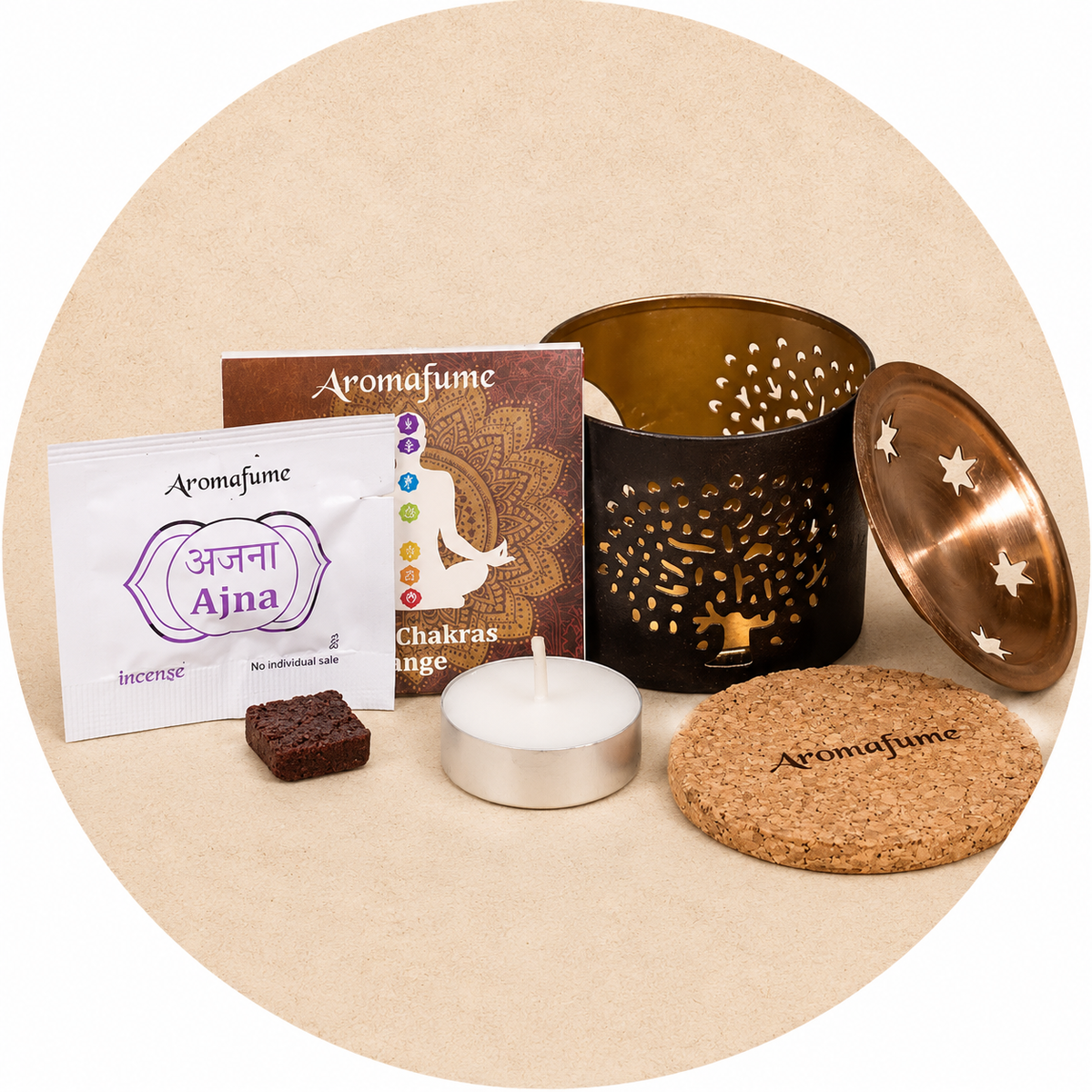 AROMAFUME KIT INCENSO IN MATTONCINI SENZA FUMO - Albero della vita | Scopri su Clorophilla Shop