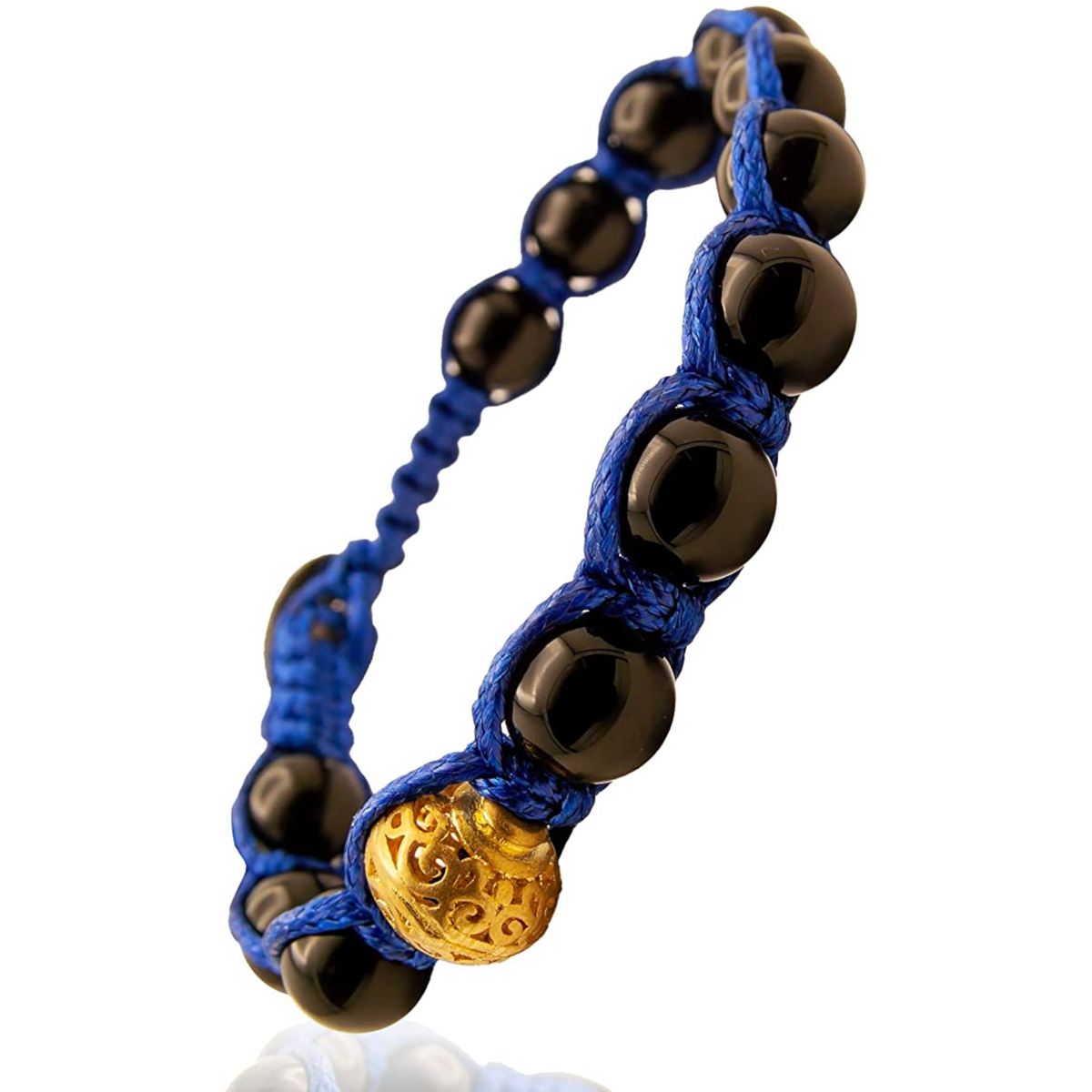 SAMSARA BRACCIALE TIBETANO IN TORMALINA NERA - Scudo energetico, stabilità e forza interiore | Scopri su Clorophilla Shop