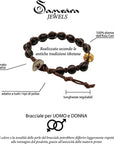 SAMSARA BRACCIALE TIBETANO IN TORMALINA NERA - Scudo energetico, stabilità e forza interiore | Scopri su Clorophilla Shop