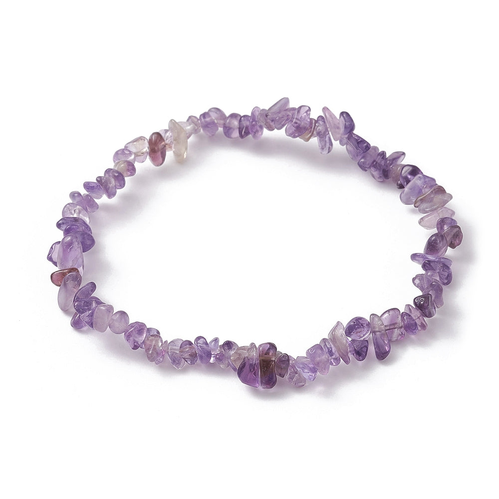 BRACCIALE SCAGLIE IN AMETISTA - Calma e rilassamento | Scopri su Clorophilla Shop