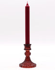 CANDELIERE VINTAGE IN VETRO - Rosso | Scopri su Clorophilla Shop