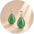 CIONDOLO GOCCIA IN AVVENTURINA VERDE - Fortuna, equilibrio e benessere | Scopri su Clorophilla Shop