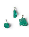CIONDOLO IN MALACHITE GREZZA - Trasformazione, protezione e crescita personale | Scopri su Clorophilla Shop