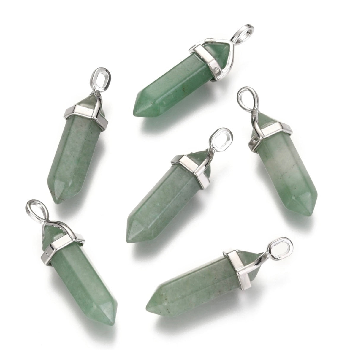 CIONDOLO PRISMA IN AVVENTURINA VERDE - Fortuna, equilibrio e benessere | Scopri su Clorophilla Shop