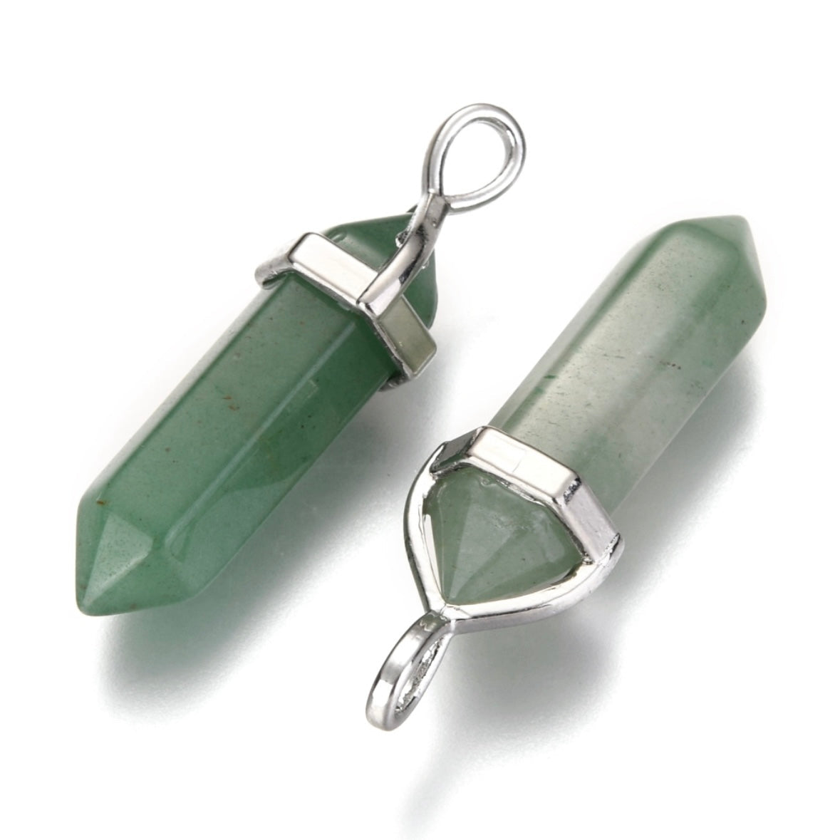 CIONDOLO PRISMA IN AVVENTURINA VERDE - Fortuna, equilibrio e benessere | Scopri su Clorophilla Shop