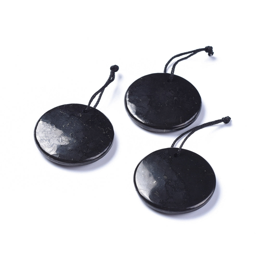 CIONDOLO CERCHIO IN SHUNGITE - Protezione, radicamento e purificazione | Scopri su Clorophilla Shop