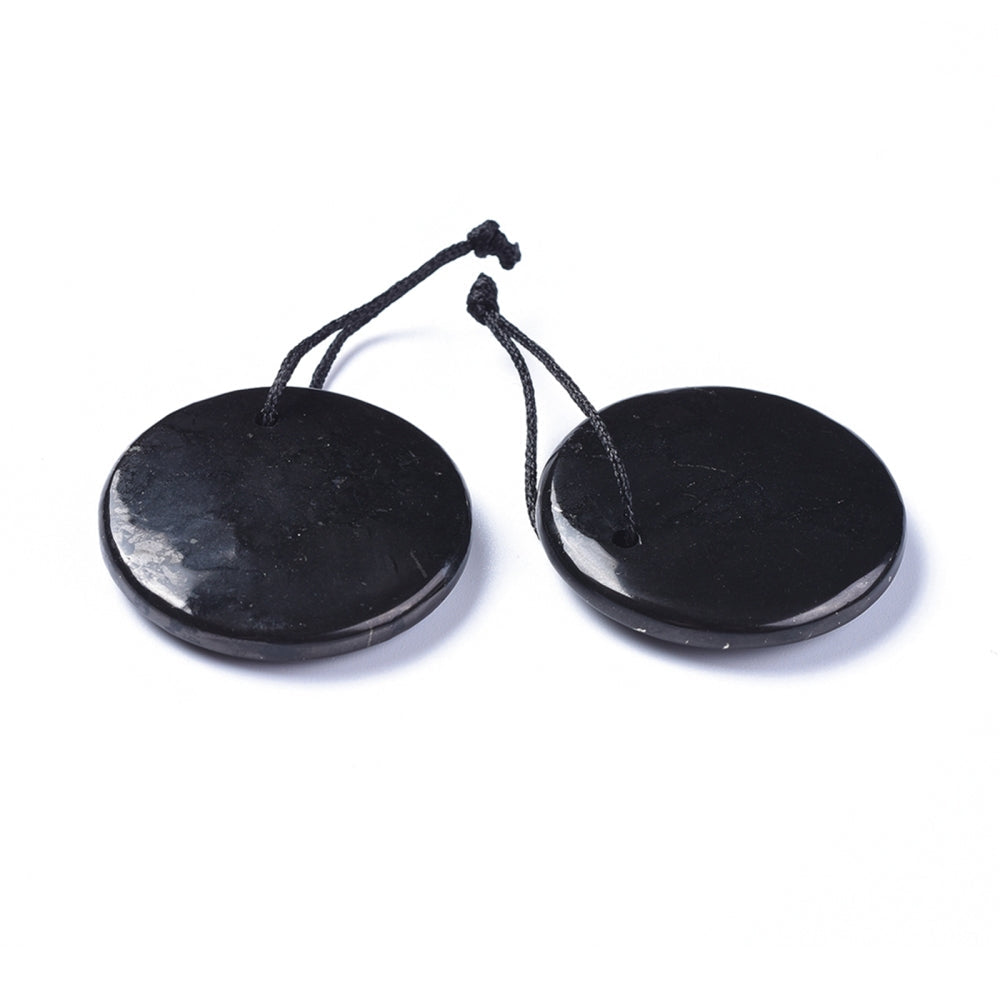 CIONDOLO CERCHIO IN SHUNGITE - Protezione, radicamento e purificazione | Scopri su Clorophilla Shop