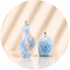 CIONDOLO IN CALCITE BLU GREZZA - Calma, comunicazione e serenità interiore | Scopri su Clorophilla Shop