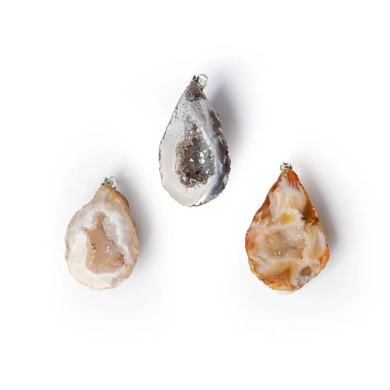 CIONDOLO GEODE DI AGATA - Armonia, benessere e positività | Scopri su Clorophilla Shop
