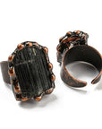 ANELLO CON TORMALINA NERA GREZZA - Protezione e schermatura | Scopri su Clorophilla Shop