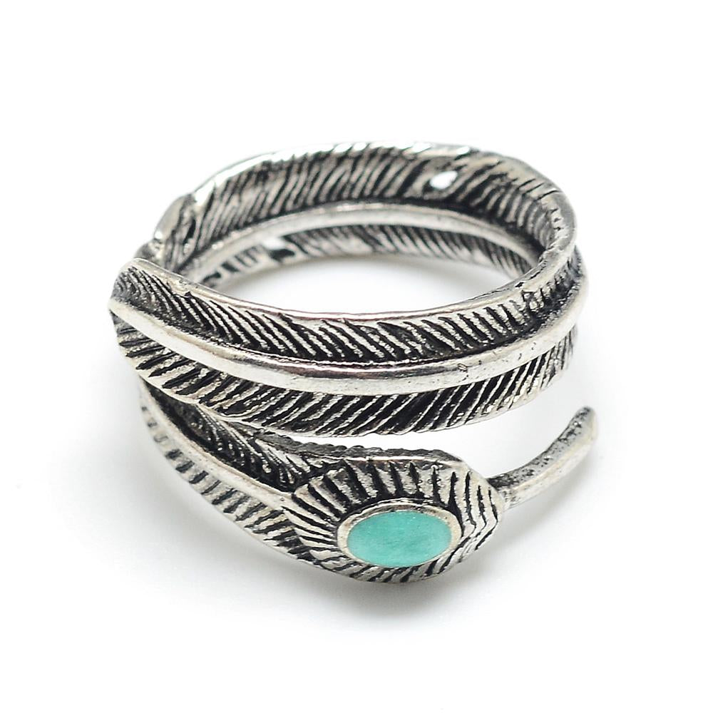 ANELLO FOGLIA VINTAGE - regolabile | Scopri su Clorophilla Shop
