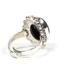 ANELLO FIORE IN TORMALINA NERA - Protezione dalle energie negative | Scopri su Clorophilla Shop
