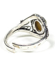 ANELLO VINTAGE IN OCCHIO DI TIGRE - Forza e coraggio | Scopri su Clorophilla Shop