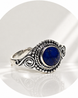 ANELLO VINTAGE IN LAPISLAZZULI - Saggezza, comunicazione e intuizione | Scopri su Clorophilla Shop