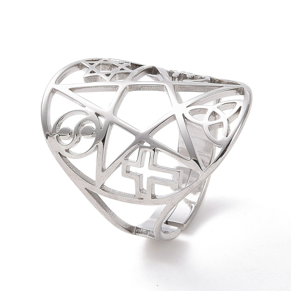 ANELLO YOGA IN ACCIAIO INOX - Equilibrio e spiritualità | Scopri su Clorophilla Shop