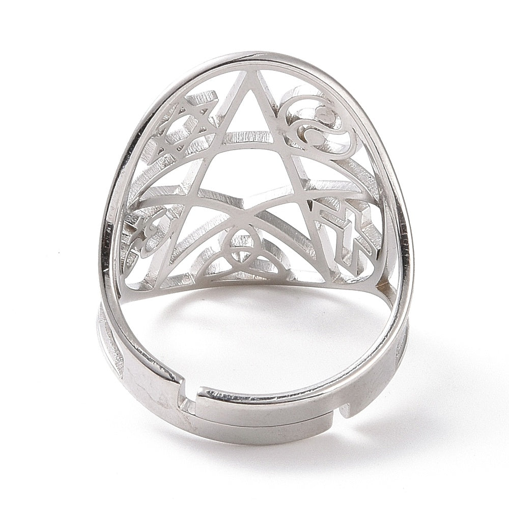 ANELLO YOGA IN ACCIAIO INOX - Equilibrio e spiritualità | Scopri su Clorophilla Shop