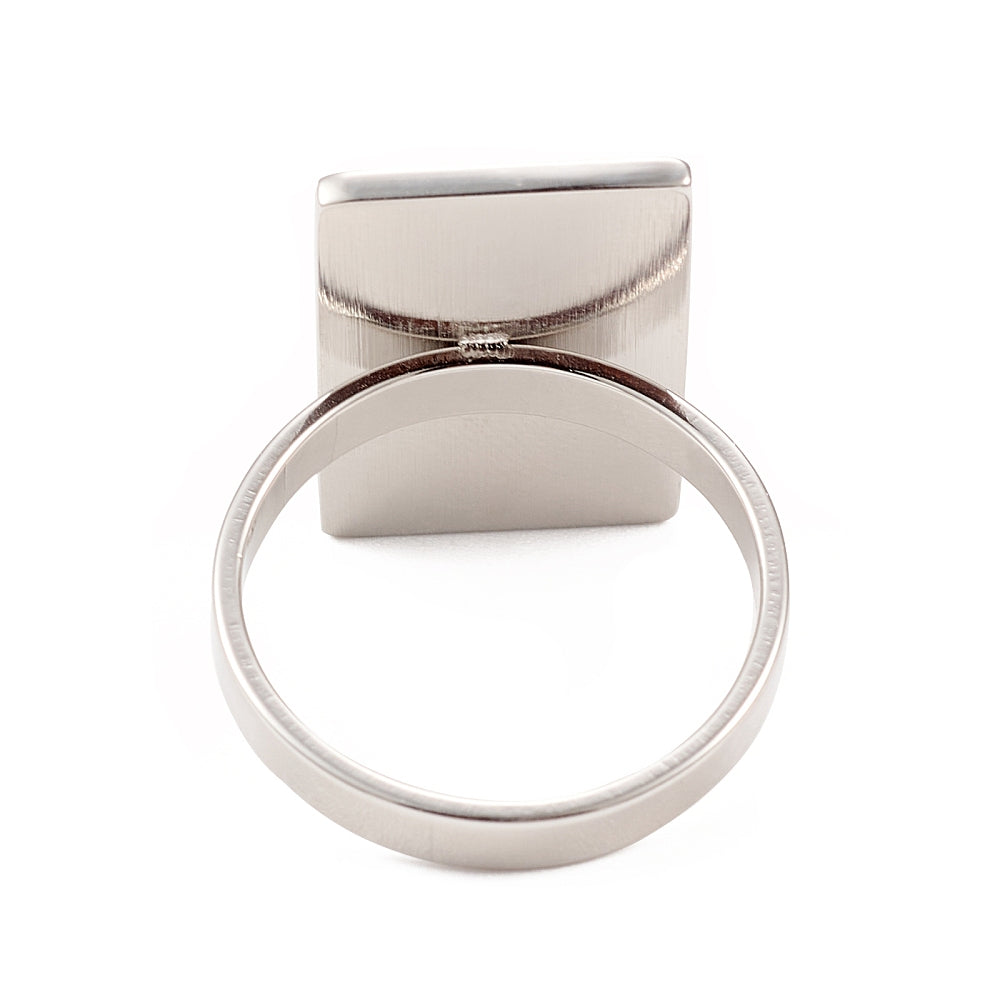 ANELLO TAROCCHI IMPERATORE IV IN ACCIAIO INOX - Potere, stabilità e autorità | Scopri su Clorophilla Shop