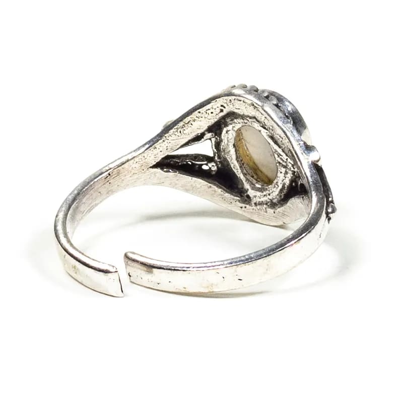 ANELLO VINTAGE CON CRISTALLO DI ROCCA - Consapevolezza e armonia | Scopri su Clorophilla Shop