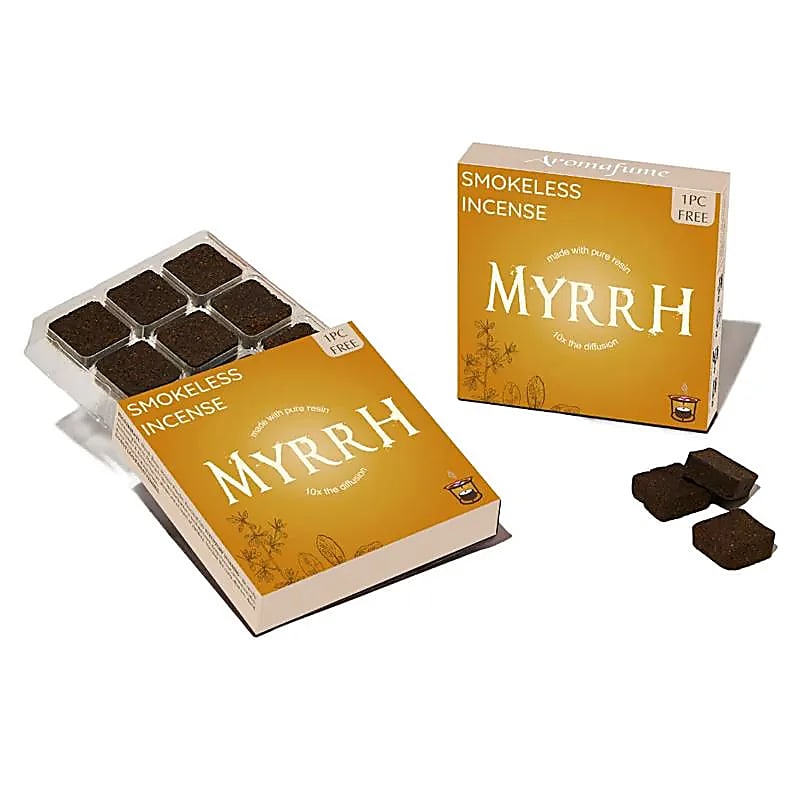 Aromafume Myrrh Mattoncini Incenso - Niente fumo e cenere | Scopri su Clorophilla Shop